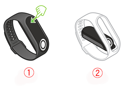 Como remover sua pulseira fitness de reposição TomTom Touch Como remover sua pulseira fitness de reposição TomTom Touch